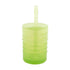 Bumkins Sippy Cup with Straw, Spill Proof Baby and Toddler Cup, Transition Cup for 1 Year Olds, Platinum Silicone,