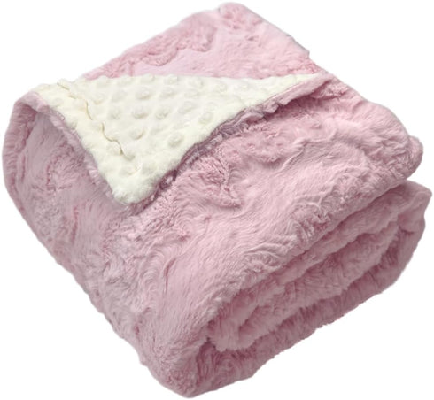 BUTTZO Baby Blanket for Boys Girls Toddlers, Fuzzy Soft Warm Cozy Minky