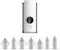 QIEIEI Travel Friendly Baby Bottle Warmer Portable Infant Milk Heater Small Cordless Baby