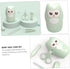 Set UPKOCH Nail Care Boy Girl Grooming with Nail Clippers Manicure Tools and Fun Owl Design Mint Green for Newborns