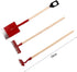 Miniature Dollhouse Garden Tools 3PCS Mini Doll House Working Accessories, 1:12 Scale Dollhouse Miniature Shovel Hoe and Pitchfork