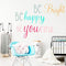 Inspirational Wall Decor Quotes for Boy Girl RoomBe Bright Be Happy Be