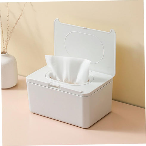 Generic 2pcs Portable Wipes Holder for Adult Durable Wet Wipes Dispenser Versatile Storage Container for Bathroom