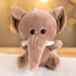 6 Pieces Jungle Stuffed Animal Set - Plush Lion, Elephant, Tiger, Giraffe Toys for Party Theme