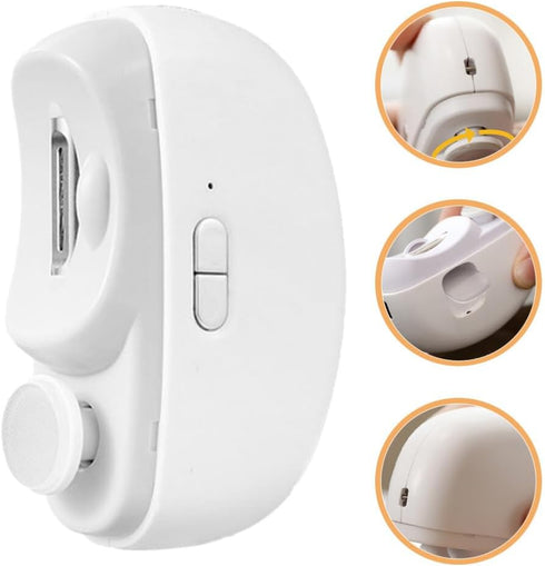 Ipetboom Trimmer Multi-Functional Electric Nail Scissors Grinders Nail for Boys and Girls Children Seniors