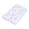 Waterproof Portable Changing Pads, Breathable Baby Diaper Liners, Cotton Urine Mat, Washable Reusable Blue