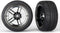 Traxxas Tires And Wheels Assembled ( 1.9' Response Tires) (Extra Wide, Rear) (2)