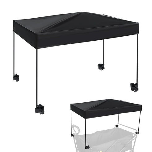 VOONKE Wagon Canopy Cover Garden Push Awning Portable Outdoor Stroller Accessories Awning for