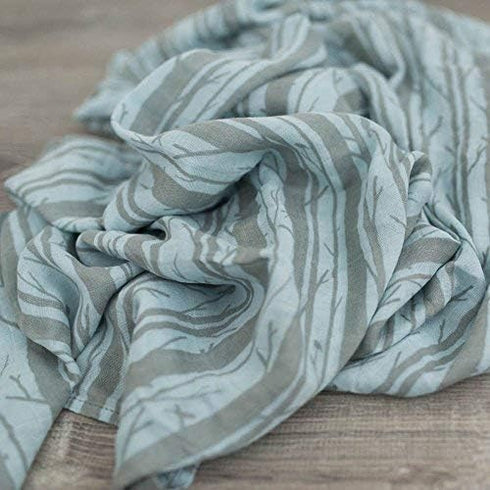 2-Pack 47" 47" GRACED SOFT LUXURIES Muslin Swaddle Blankets | Breathable, Luxury, Soft & Decorative Baby Swaddle
