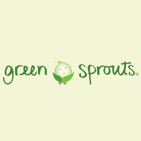 (5 pack) Set, 5 pack green sprouts Reusable Muslin Cloths made from Organic Cotton |Reusable Baby Wipes | Without