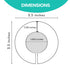 Eli with Love Baby Closet Dividers (Boho), Set of 8 Baby Clothes Dividers for Nursery Hangers