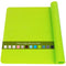 Extra Large Green Silicone Table Mat, Waterproof Protector for Crafts, Kids Dinner Placemat, Kitchen Pastry Rolling