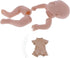 Reborn Doll Kit, 19 Inch Simulation Baby Dolls Accessories, Unpainted Baby Doll Mold with Limbs, Head, Body