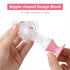 4-in-1 Set, Ariseno Baby Bottle Brush Including Nylon Bottle Brush, Cap, Straw, Nipple Brushes, BPA-Free (Pink)
