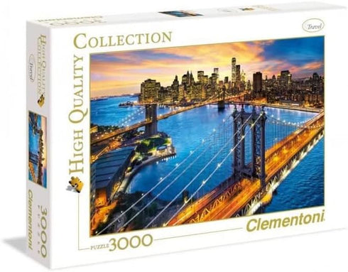 33546, 3000 10 Clementoni New York HQC Puzzle for Children and Adults, Pieces, Ages Years Plus