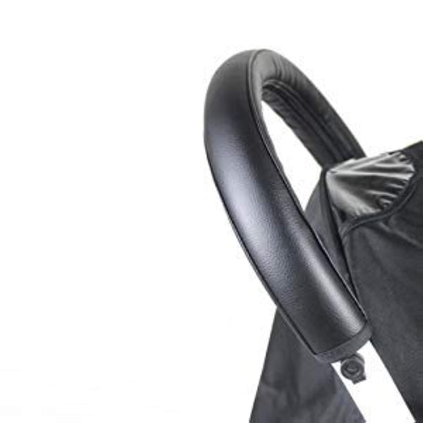 Handle Sleeve Cover for Babyzen YOYO2 / YOYO+ Strollers - Black Artificial Leather