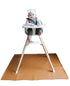 Vegan Leather High Chair Mat by Lark Baby Goods (40 x 40