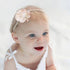 cherrboll 4pcs Baby Girl Flower Headbands, Super Soft & Stretchy Nylon Floral Hairbands for Newborns