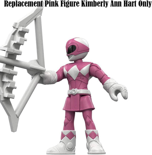 Replacement Figure for Imaginext Power Rangers Playset - DFX60 Pink Ranger and Pterodactyl Zord