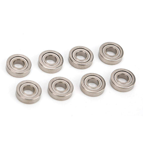 RC Car Bearing, 8Pcs Metal Wheel Tires Bearings Remoted Control Car Bearing Upgrade Replacement for WLtoys 1/28 K969 K989 P929 RC Car(3 x 7 x 2mm) Wltoys K989 Tires