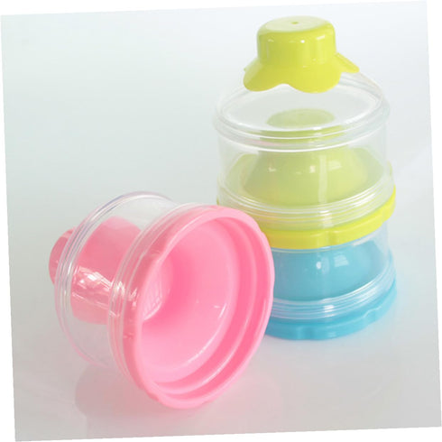Beaupretty Portable Formula Dispenser High Capacity Stackable Milk Powder Container for Travel and Feeding Food Grade
