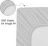 3 Pack David's Kids Bassinet Sheets, Ultra Soft Breathable Cradle Sheets for Boys Girls NeutralUniveral Fit for Most