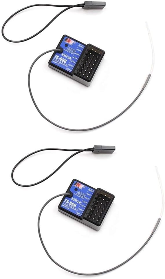 GoolRC Flysky FS-BS6 Receiver, 2.4Ghz 6CH AFHDS2 Compatible with Flysky FS-GT5 FS-IT4S RC Transmitter