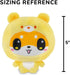 5-Inch TeeTurtle Cloudheads Mochi The Shiba Inu Dog Plush - Pineapple Cake Scented Teddy Berries Stuffed Animal