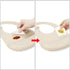 5 Pack PandaEar Waterproof Silicone Baby Bibs| Super Thin Light Weight Feeding Bib with Food Catcher Pocket for Toddler
