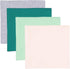Newborn 30"x30" Receiving Blankets, 4-Pack Lightweight, Soft Breathable Infant Swaddles Sensitive Friendly