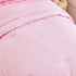 4 Set Set 1 1 +1 +1 Pieces Pink Toddler Bedding with Ruffle Fringe, Solid Color Toddler Bed - Toddler Comforter +