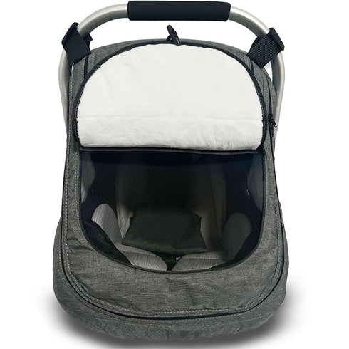 Yazely Car Seat Covers for Babies, Winter Fleece Covers Baby Car Seat Cover