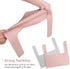 High Chair Placemat, 2-Piece Set Silicone, Long Lasting, Interchangeable, Suitable for IKEA Antilop (Pink/Grey)