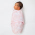 Set 3 Pack 0-3 The Peanutshell Swaddle for Baby Girls - Rainbow and Unicorn - (S/M - Months)