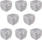 8Pcs Galvanized Tool Box Corner Protectors - Aluminum Box Angle Guard Metal Wrap
