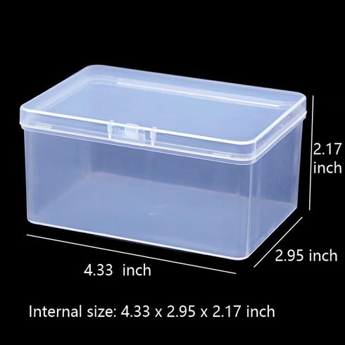 4PCS Plastic Game Card Storage Box - High Capacity UNO Card Case, NO Cards Included