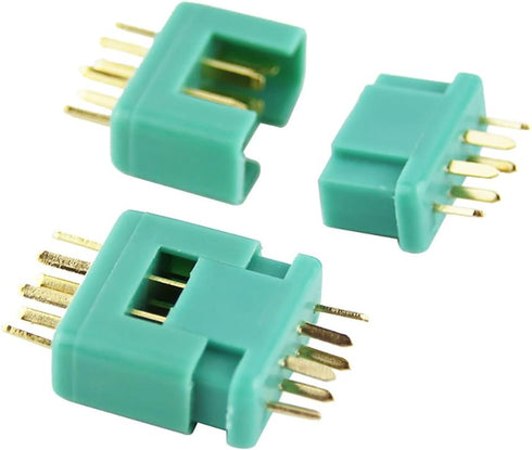 20 Pairs MPX Multiplex Connectors - 6 Pin MPX Plug Male and Female for RC LiPo Battery ESC Motor