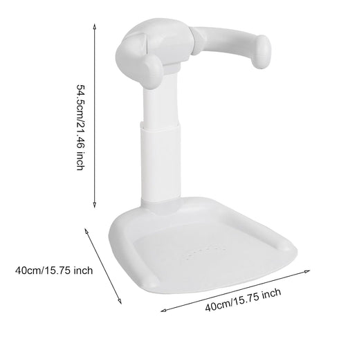 Mehisir 8-36 Baby Shower Stand, Foldable Baby Bath Stand Adjustable Height Infant Bath Support Toddler Shower Stands