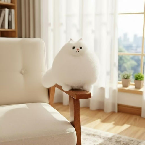 10 Inches) Winsterch Stuffed Animal Plushie Cat Stuffed Animal,Cute Soft Plush Cat Animals,White Stuffed Cat, Birthday