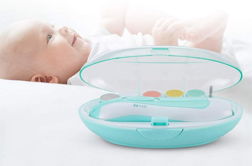 Joint Gou Baby Nail File Electric, Baby Nail Trimmer and Nail Clippers with Light