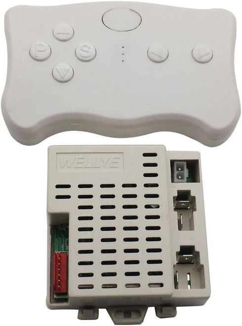2.4G Bluetooth Remote Control and Receiver for Kids Ride On Toys, 12V Control Box Accessories