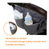 Lydomie Rain Cover for Stroller Winter, Universal Double Stroller Rain Cover Front Back, Double Stroller Cover for Rain
