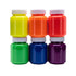 Cra-Z-Art 6 Colors Neon Washable Kids Paint Set, 2oz Jars