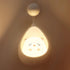 TriPro Cute Kitty Motion Sensor Night Light Wall Lamp,Rechargable,Bedroom Decoration for Kids
