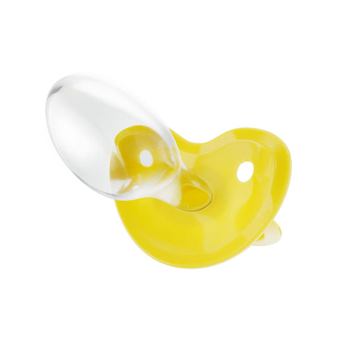 Rearz 10 Pacifier Addict - Fixx - JUMBO Functional Adult XXL Silicone Pacifier - Size (Bright Yellow)