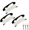 USATDD 328 Feet Kite Spool - 3 Pack, Total 1000 Feet Handle with Line String Winding Board, Outdoor Sports Tool (Black)