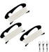 USATDD 328 Feet Kite Spool - 3 Pack, Total 1000 Feet Handle with Line String Winding Board, Outdoor Sports Tool (Black)