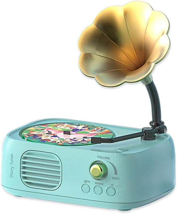 96 Cards Children Phonograph Early Education Machine, Music Box Storyteller with Pop Speakers