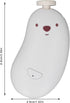 Trimmer Settings Baby Nail Grinder Electric, Low Noise Baby Nail File Rechargeable Nail with Multiple Speed for Newborn