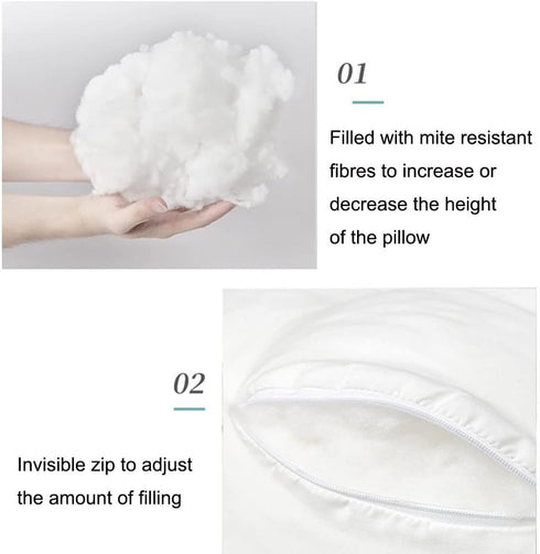 BIENKA Summer Tummy A3, 76x38cm) Pregnancy Pillow U-Shaped Maternity Pillow in Ice Silk with Adjustable Width